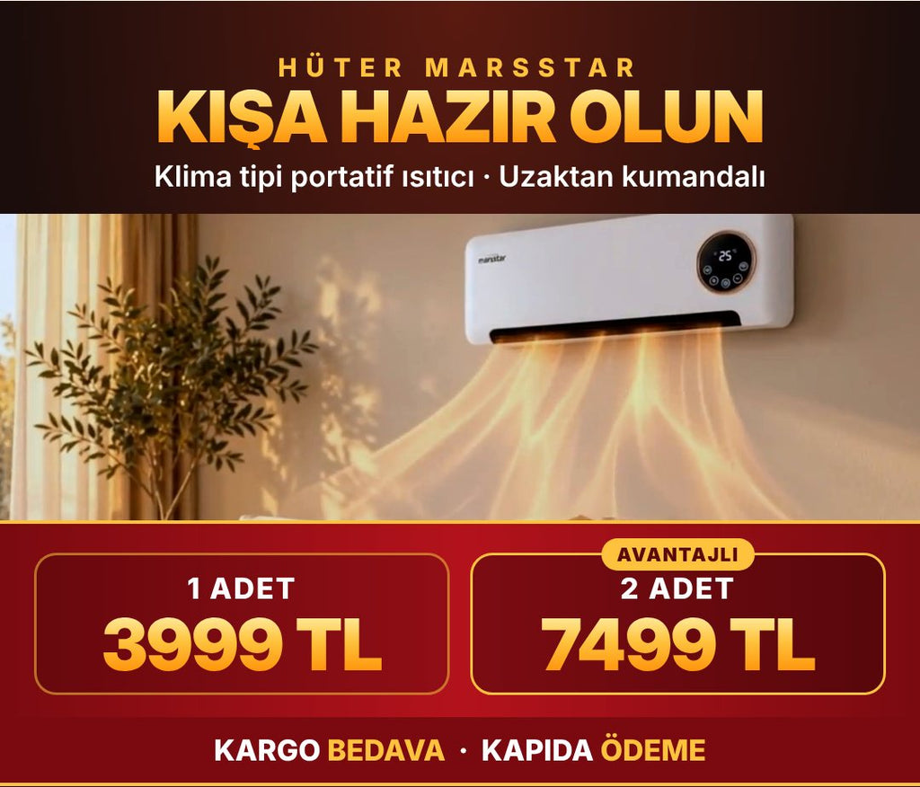 Hüter Marsstar Klima Tipi Portatif Isıtıcı